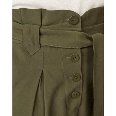 Pantalón ancho Color Verde, Pantalones Mujer, NafNaf España – NAF NAF  España